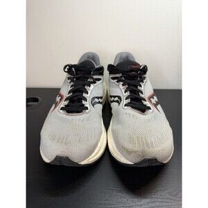 Saucony Men's Triumph 21 Sneakers, Concrete/Blk, 10.5 US, USED Running Shoes